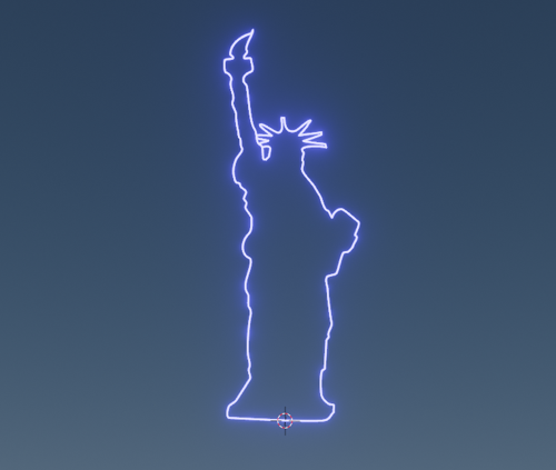 Neon Statue of Liberty preview image
